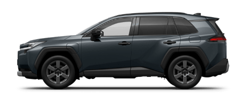 Weißer Suzuki Across Hybrid in Seitenansicht