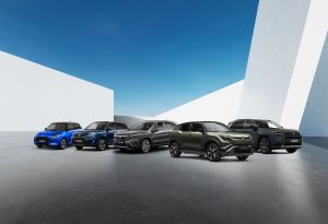 Alle Suzuki Modelle auf einer freien Fläche