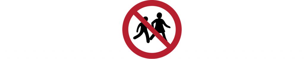 Icon: Kein Zutritt für Kinder