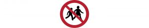 Icon: Kein Zutritt für Kinder