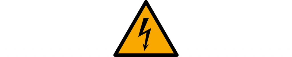 Icon: Warnung vor elektrischer Spannung