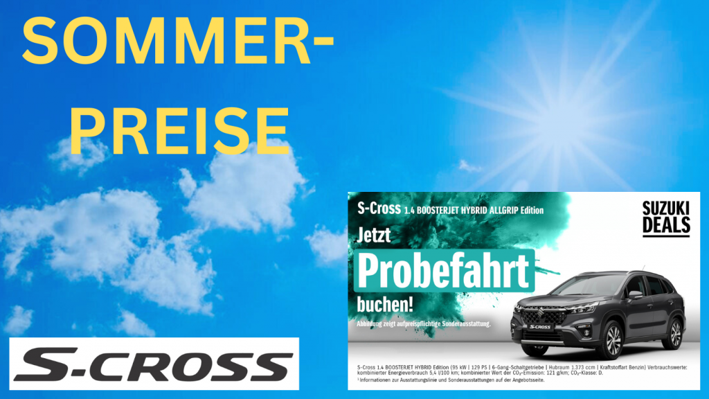 Sommerpreise S-Cross