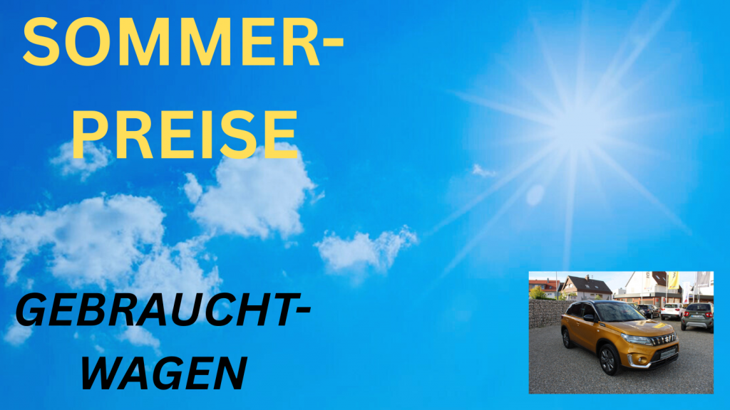 Sommerpreise  Gebrauchtwagen