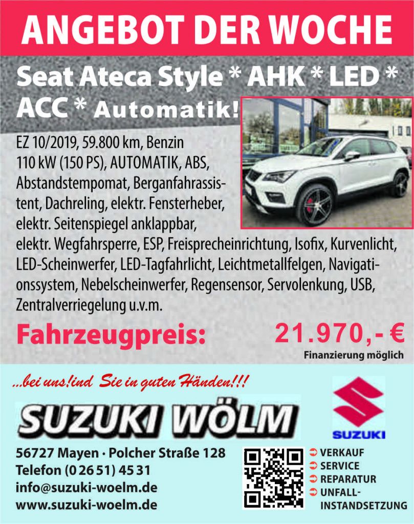 Seat Ateca mit Automatik!