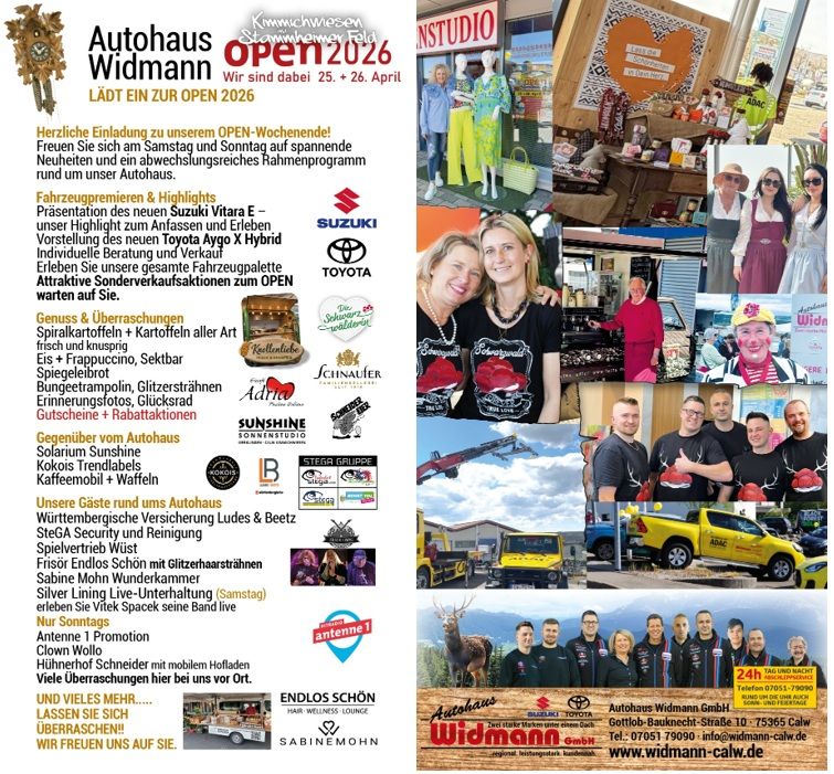 Kimmich Open 25. & 26. April 2026