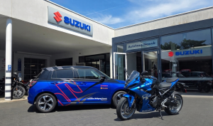 Suzuki Swift und die GSX-8R