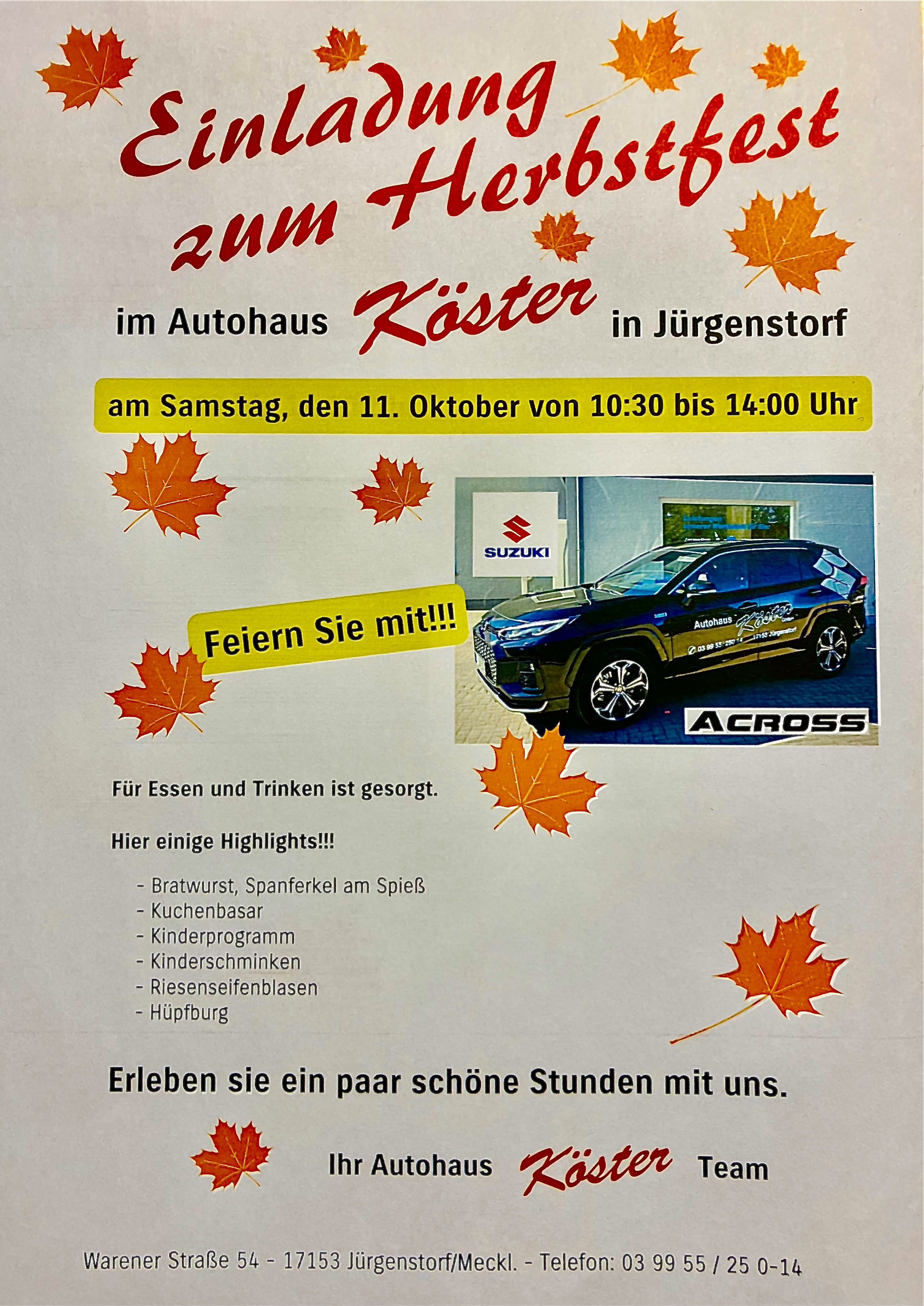 Suzuki Herbstfest