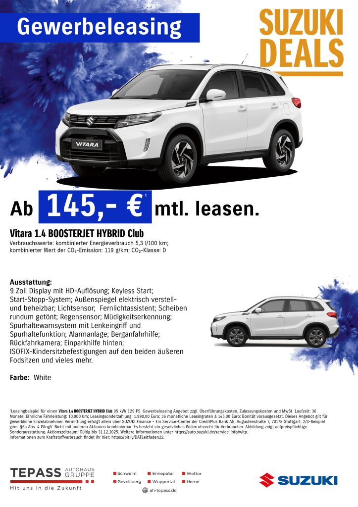 Gewerbeleasing - Vitara
